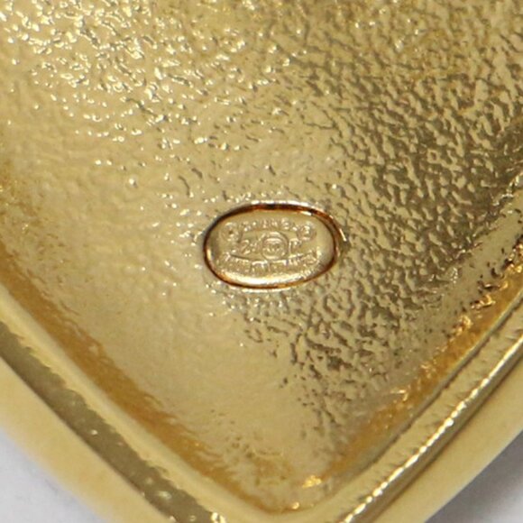 CHANEL Gold Logo Earrings - Picture 3 of 4